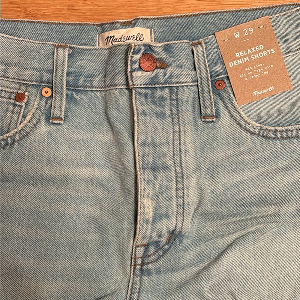 NWT Madewell relaxed denim shorts